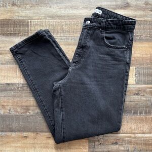 Zara Washed Black Jeans